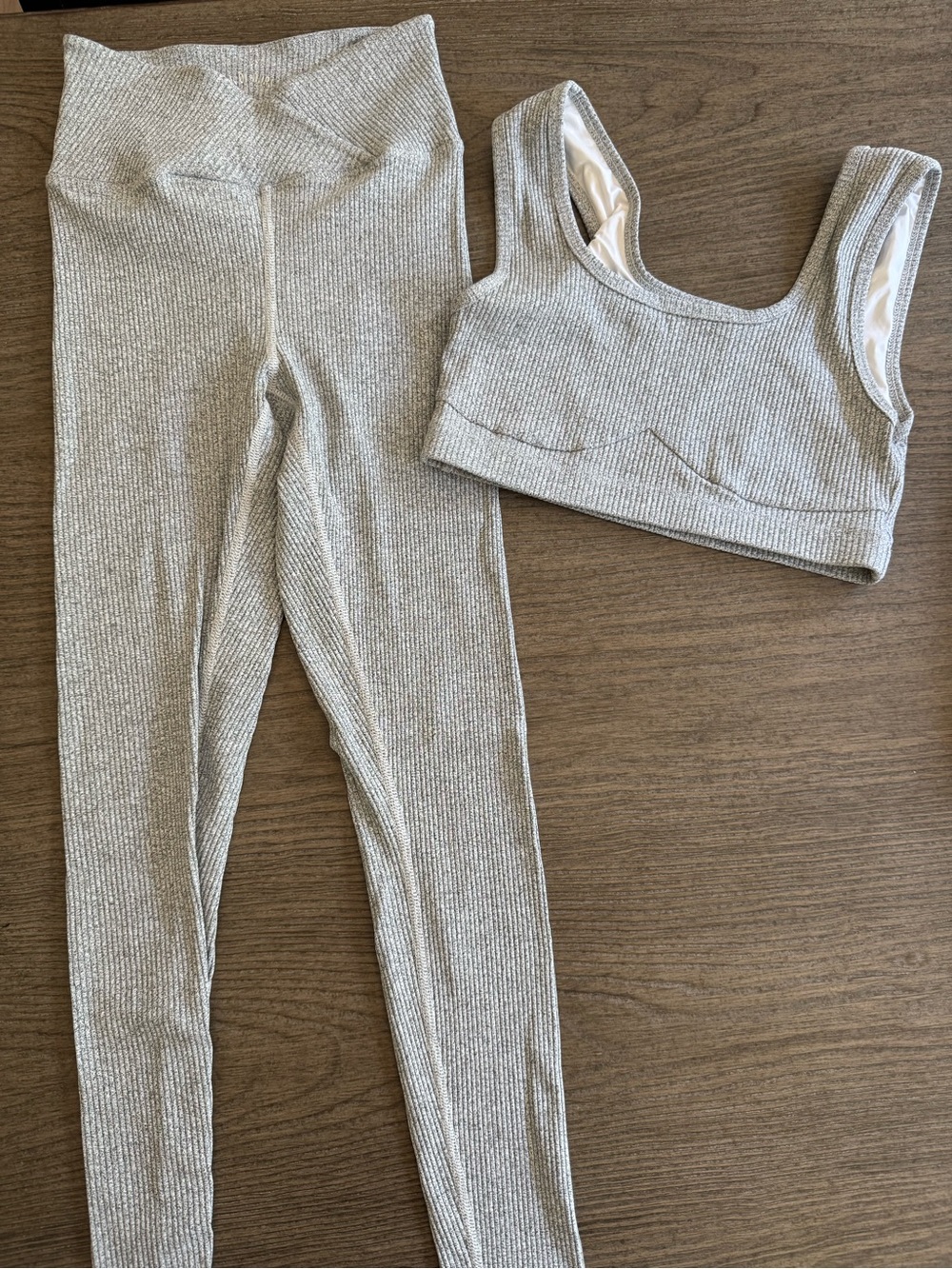 Year of Ours Ribbed Veronica Set NWOT sz S bottom/sz M top